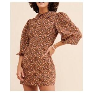 Free People Floral Mini Dress - Multicolor